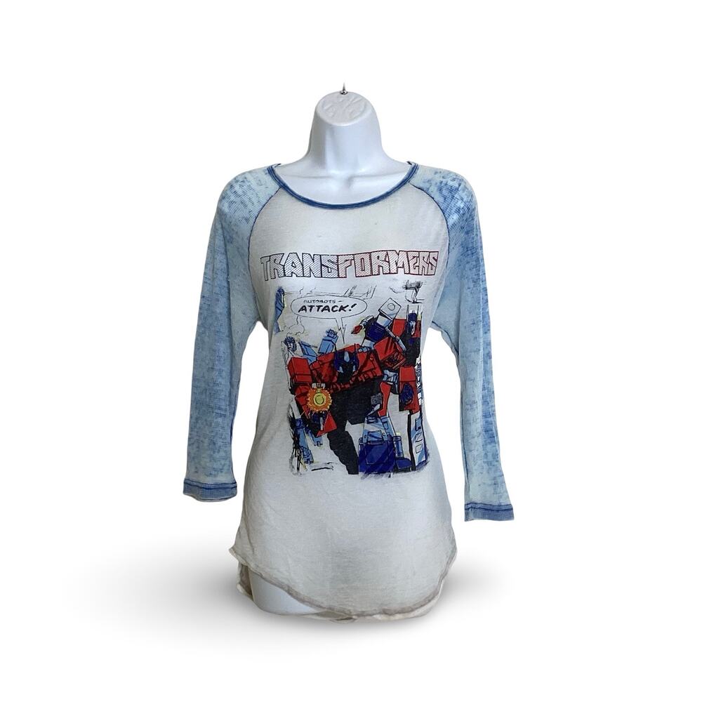 Transformers Long Sleeve Sheer Tee